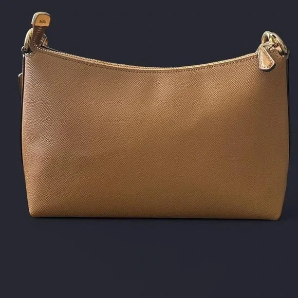Coach Tan Leather Shoulder Bag - Picture 5 of 8